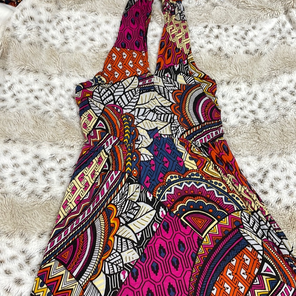 Beautiful Maeve Cynthia Halter Maxi Dress size Small
